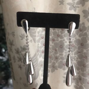 Sterling silver drop earrings